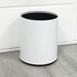 Thùng Rác Bằng Da Cho Phòng Khách Khách Sạn Bằng Kim Loại Tùy Chỉnh Thùng Rác Thùng Rác - Product Image 2
