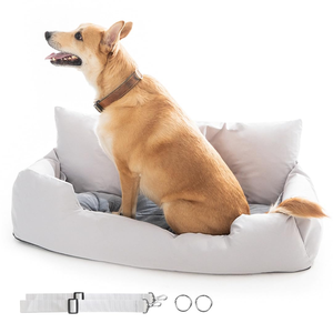Rectangle Waterproof Oxford Soft <b>Pet</b> Bed <b>Sofa</b> Couch Removable Washable with Raised Edges Non-Slip Bottom for Small Large Dog - Product Image 1