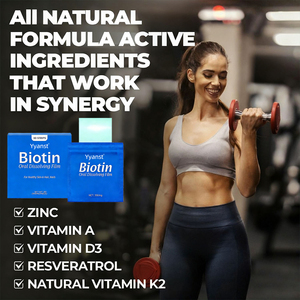 Bandes orales de biotine OEM/ODM (film oral à dissolution rapide) pour la santé de la peau et des cheveux des adultes, complément beauté végétalien sans gluten, personnalisable - Product Image 4