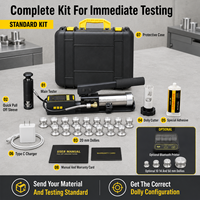 Testeur d'adhérence numérique ASTM D7234, portable, 10 kN, instrument de mesure de la résistance à la liaison pour le test des revêtements en béton
