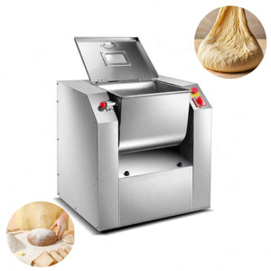 Amasadora horizontal de acero inoxidable de grado alimenticio para la producción de masa de pizza, dumplings, fideos y repostería. - Product Image 1