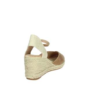 Sandalias de Plataforma con Tiras en el Tobillo y Tacón de Cuña para Mujer, Marca Armata Di Mare, Color Azul Claro, Gamuza, Zapatos de Verano - Product Image 3