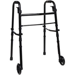 Walker médical pliant robuste avec <span class=keywords><strong>2</strong></span> roues pour les personnes âgées - Product Image 3