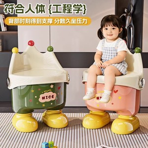 Children's Storage Stool Large <b>Square</b> Type Plastic With Storage For 1-2 Years Kids - Product Image 2