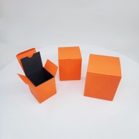 Caja de Embalaje Ecológica para Velas de Papel Kraft Pequeña, Logotipo Personalizado, Laminación Mate y Relieve, Tipo de Forro de Esponja