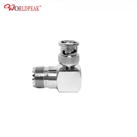 Prise mâle BNC à Angle droit vers prise femelle SO239 UHF connecteur adaptateur Coaxial en forme de L 90 degrés pour CB Ham Radio/antenne/Scanner