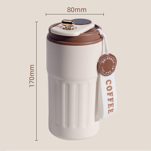 Ensemble cadeau d'affaires pour la réunion annuelle de l'entreprise - Ensemble tasse à café en acier inoxydable et parapluie personnalisé, cadeau de luxe fait main - Product Image 5