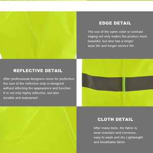 CITICITY Ropa de Trabajo de Alta Visibilidad para Mujer, Ropa Reflectante, Chaleco de Seguridad Personalizado con Logotipo - Product Image 3