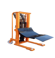Chariot élévateur manuel/électrique/à batterie INDO SMC haute capacité pour palettes et bobines de câbles (nylon/PU)