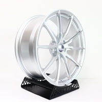 Nouvelle jante en alliage d'aluminium forgé Xywheel, finition gris canon usiné, 18-22 pouces, 112/120/114.3, style P104-SC, universelle pour Audi, JDM, SUV