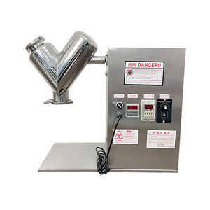 Mezclador en V de Precisión para Laboratorio, Mezclador en V de Acero Inoxidable de Sobremesa para Investigación de Polvo Uniforme y Pruebas de Pequeños Lotes - Product Image 1