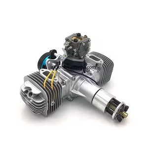 RC sabit kanatlı uçak modeli ZLD için 14V 80W/180W güç jeneratörü sistemi ile DLE 120CC ikiz İha motor - Product Image 3