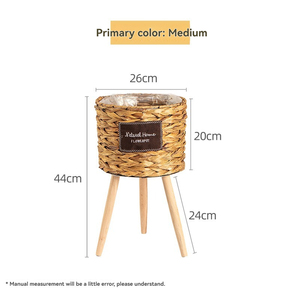 Высококачественные экологически чистые комнатные горшки для дома, сада, бамбуковые горшки из ротанга, ручной работы, Классический водяной гиацинт для наружного использования - Product Image 4