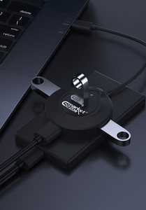 ฮับ3.0 USB 4พอร์ต USB A Splitter ขนาดกะทัดรัดเป็นพิเศษสำหรับเมาส์คีย์บอร์ดแฟลชไดรฟ์ U Disk เครื่องพิมพ์ - Product Image 2