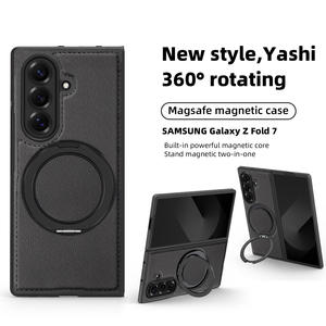 Cuir PU avec support de support d'anneau magnétique 360 étui de téléphone portable pour Samsung Galaxy <span class=keywords><strong>Z</strong></span> Fold 7 6 5 4 3/ <span class=keywords><strong>Z</strong></span> Flip 7 - Product Image 3