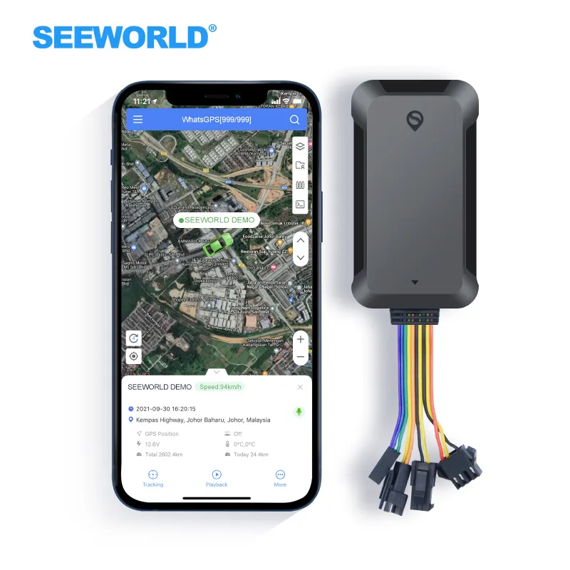 Gps Monitor And Tracker SEEWORLD Wholesale S5E 3G Gps Tracker With Temperature Sensor Monitoring / Working Voltage