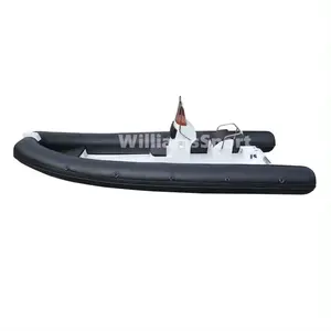 티크 바닥이있는 선외기 모터 유형 21ft 강체 풍선 보트 RIB600 보트