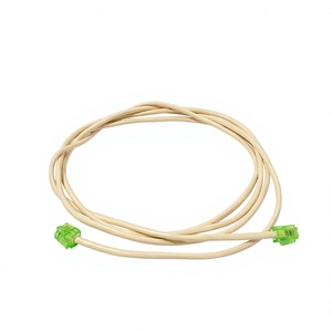 Cable Telefónico RJ11 Redondo Beige de 2 Metros para Uso en Interiores, Blindado Cable RJ11 de 4 vías - Product Image 1
