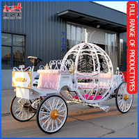 Buggy de mariage électrique d'inspiration royale victorienne Transport spécial pour les participants et les invités royaux