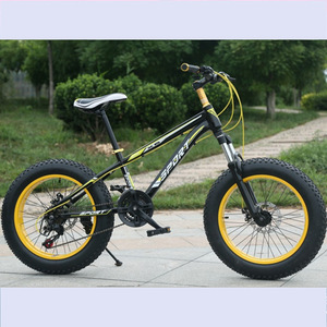 Vélo de montagne Sport 20 pouces avec pneus larges, fourche à suspension, freins à disque pour adultes unisexe - Product Image 1