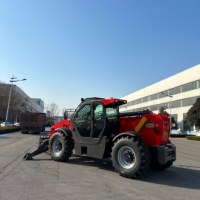 Chariot télescopique tout-terrain entièrement hydraulique, moteur 85 kW, performance stable, vente en gros d'usine, personnalisable pour la logistique