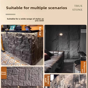 Polyurethane trang trí đá PU 3D Faux đá Veneer decors tấm Tường cho bên ngoài - Product Image 4