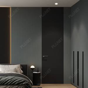 Precio más bajo Interior de madera sin marco Puerta interior silenciosa Puertas de madera maciza invisibles secretas sin marco para <span class=keywords><strong>mi</strong></span> casa - Product Image 5