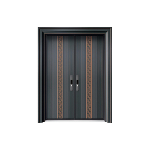 Pintu masuk ayunan aluminium, Pintu Masuk Hotel Gym luar ruangan elegan Modern gaya terbuka gerbang aluminium cor kustom keamanan pintu masuk Villa mewah - Product Image 5