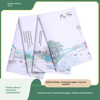Carnets personnalisés à reliure agrafée en papier (50 feuilles) pour enfants et étudiants, petit format, motif dessin animé, commande sur mesure, pour exercices