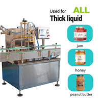 Machine de scellage et de bouchage automatique pour boissons, huiles, sirops, miel, purée de tomates, avec agitateur en acier inoxydable SS304, pour bouteilles de 500 ml, ligne de production