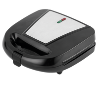 Machine à petit-déjeuner multifonction 11-en-1 amovible et détachable pour crêpes, beignets, gaufres et paninis, appareil électrique à sandwichs
