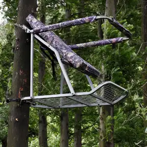 Наружное телескопическое металлическое сиденье камуфляжной расцветки, подставка под дерево для скалолазания, олень, охота, подставка для слепых лестниц, подставка под дерево для охоты