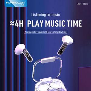 KONFULON 2025 ENC TWS Earbuds Hot Selling Portable Mini In-Ear Headphone for Teenagers/Youth <strong>Crazy</strong> <strong>Earphone</strong> Small Size JL - Product Image 3