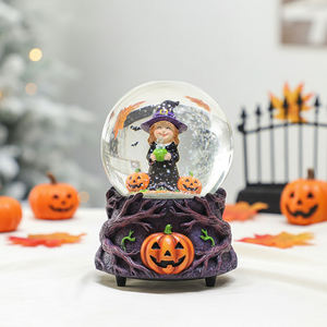 Globo de Nieve de Resina de Halloween con Diseño de Calabaza, Fantasma y Esqueleto para Decoración de Mesa en Fiestas Festivas, Venta al por Mayor Personalizada - Product Image 6