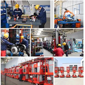 מעלית הרמה ניידת מאלומיניום עם תורן יחיד, הידראולית, אנכית וחשמלית - Product Image 5