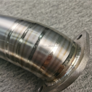 Collecteur d'échappement avec silencieux pour Nissan GTR R35 en acier inoxydable et titane soudé TIG, épaisseur 1,5 mm - Product Image 6