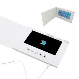 Carte d'<span class=keywords><strong>invitation</strong></span> personnalisée Carte vidéo de mariage Carte de voeux Écran LCD Livre vidéo avec logo - Product Image 2