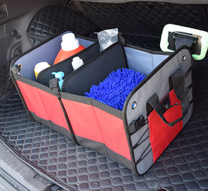 Organizador plegable de gran capacidad para coche, caja de almacenamiento para maletero, caja de almacenamiento de tela Oxford - Product Image 5