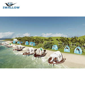 Hotel di lusso in vetro campeggio tende Resort geodetic case prefabbricate <span class=keywords><strong>bungalow</strong></span> in legno - Product Image 4