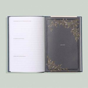 Dad's Story Family <b>Keepsake</b> High Quality Mini A5 Deluxe Edition Customizable Hardcover Leather Gold/Silver Foil Embossed - Product Image 2