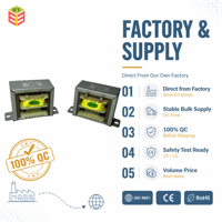 Transformateur abaisseur de tension 120V vers 24V 60Hz Classe 2 36VA Certifié UL 1.5A pour utilisation à l'étranger