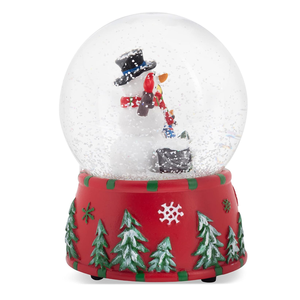 Cardenal hecho a mano 100 MM Navidad globo de nieve juega <span class=keywords><strong>Frosty</strong></span> el muñeco de nieve regalo de recuerdo - Product Image 2