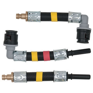 Ensemble d'adaptateurs avec 3 filtres à carburant SAE 8X30mm de couleur jaune - Product Image 1