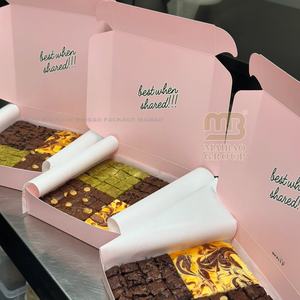 Boîtes d'emballage personnalisées <span class=keywords><strong>Mini</strong></span> Brigadeiro Chocolat Viande Tarte aux pommes avec fenêtre - Product Image 2