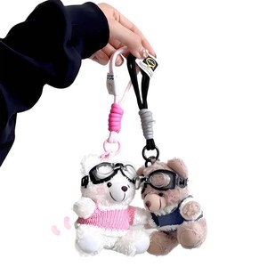Boneka Hewan Isi Dakron Terlaris 2026, Boneka Beruang Teddy <span class=keywords><strong>Pilot</strong></span> Rambut Keriting Baru, Ornamen Plush Kreatif, Boneka Beruang Lucu untuk Anak-Anak - Product Image 1