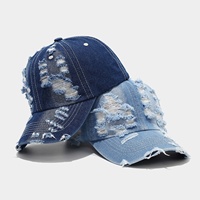 Nouvelle casquette de baseball en jean délavé de haute qualité, style vintage, unisexe, pour activités de plein air, décontractée, sportive, protection solaire