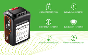 LBX2020 20v 3ah Pillerle Uyumlu Budama Makinesi Elektrikli Alet Pili için Şarj Edilebilir Pil - Product Image 3