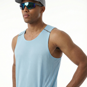 QUICKSHOW Camiseta Deportiva Ligera <span class=keywords><strong>de</strong></span> Malla <span class=keywords><strong>para</strong></span> Correr, Secado Rápido, Alta Calidad, Sin Mangas, Transpirable, <span class=keywords><strong>para</strong></span> Entrenamiento en el Gimnasio - Product Image 4