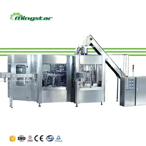 Zhangjiagang Fully SS304 Material Automatic Filling Machinery For Large Scale Carbonated Beverage Line