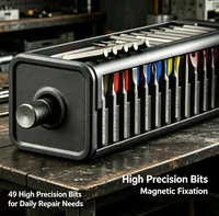 Jeu de tournevis magnétique 49-en-1, tournevis manuel multifonctionnel, outil de démontage et de réparation pour ordinateur, téléphone portable, OEM